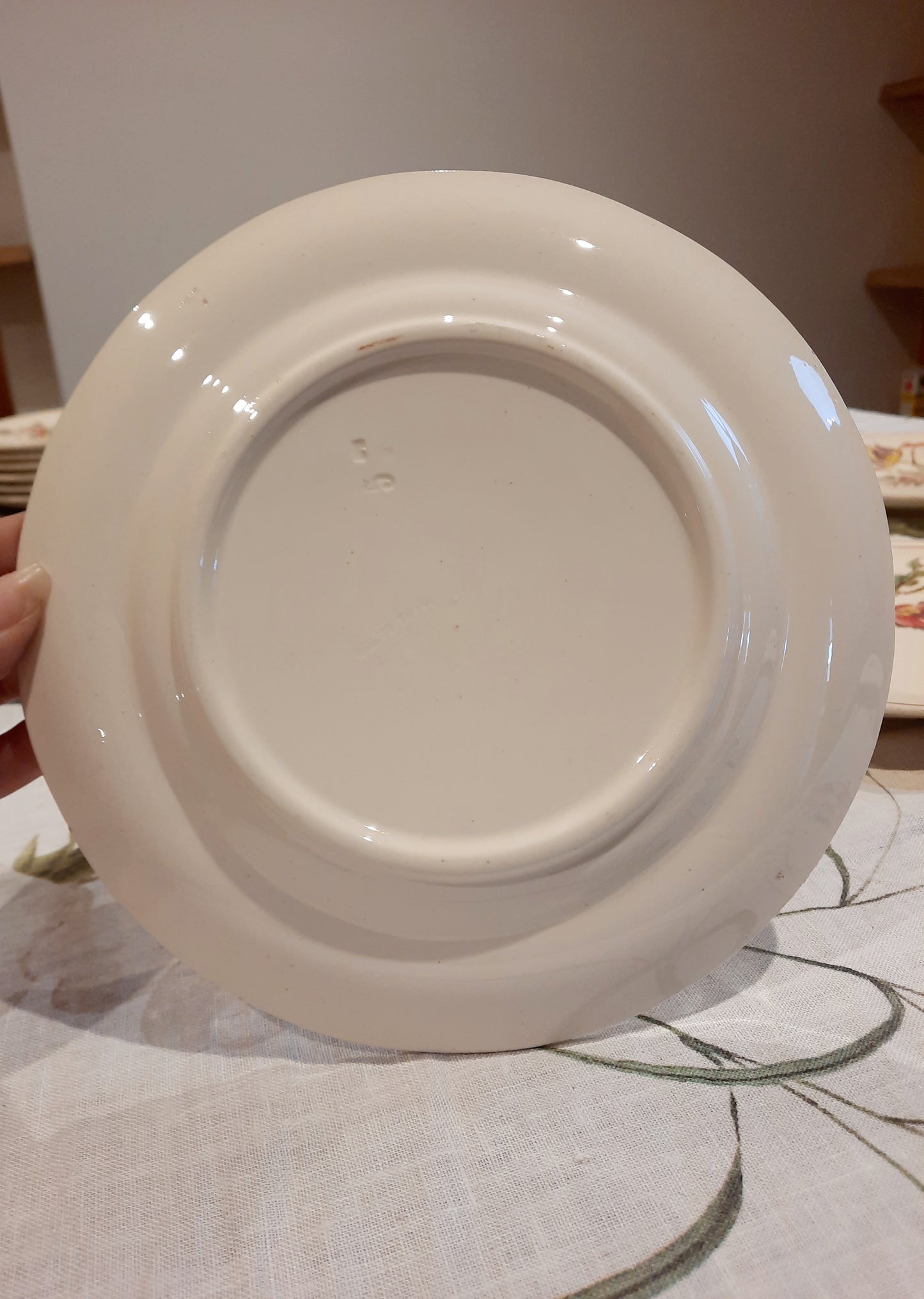 Lot de 8 assiettes à dessert Longchamp