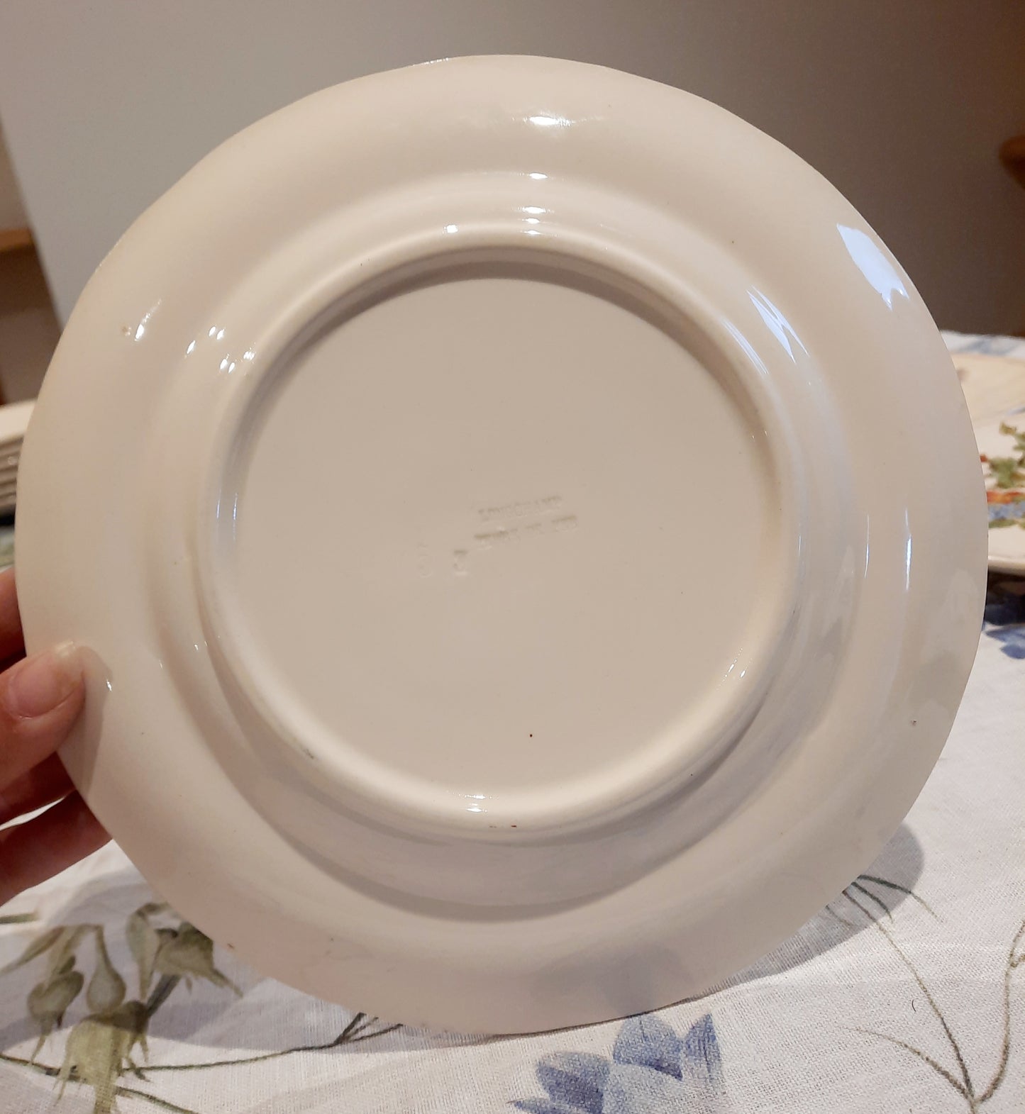 Lot de 8 assiettes à dessert Longchamp
