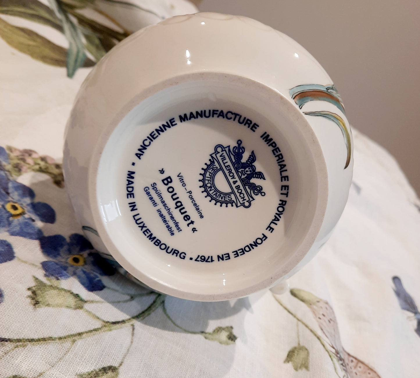Pichet Villeroy & Boch – Modèle "Bouquet"