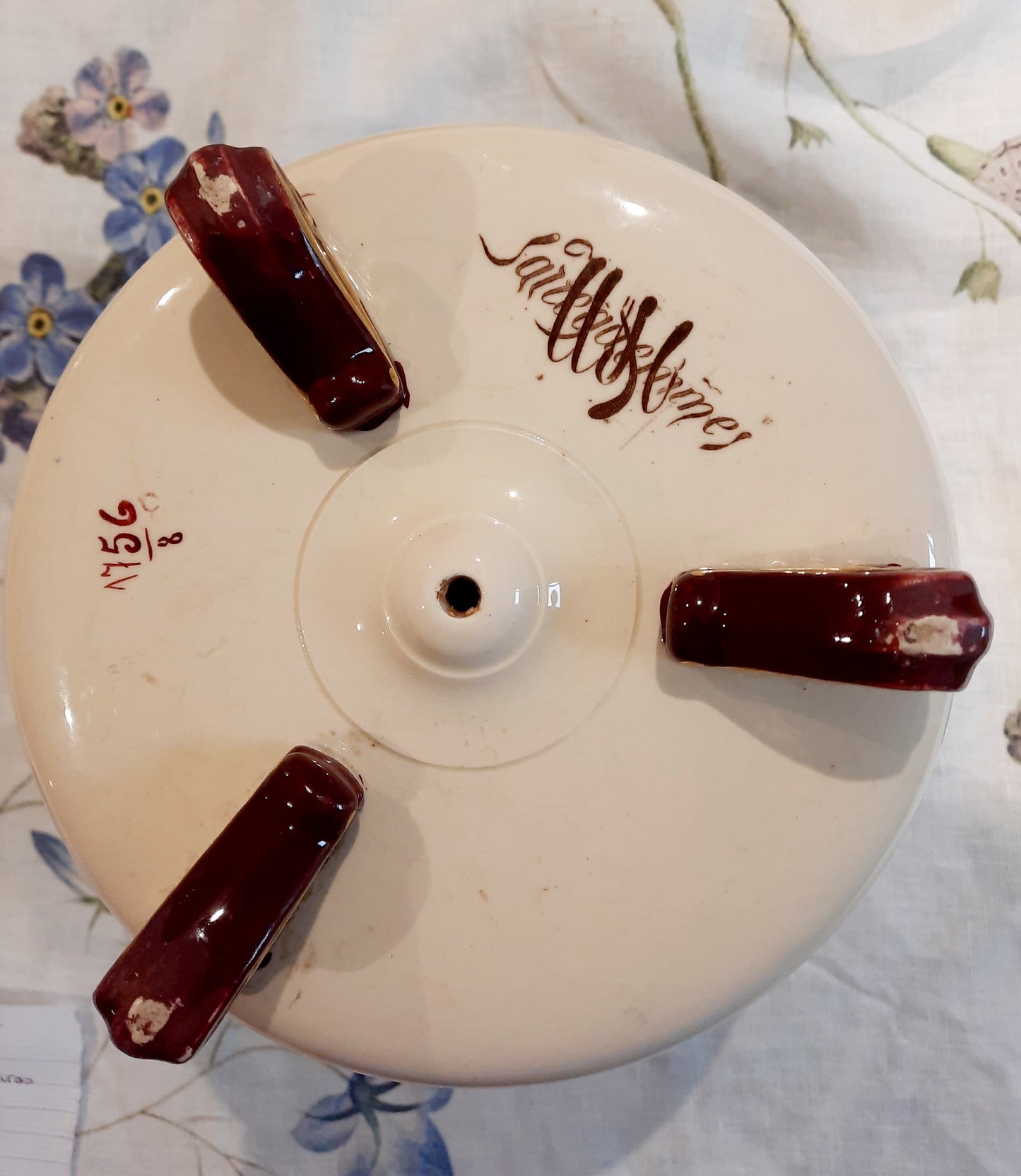 Rare cache-pot ancien Sarreguemines