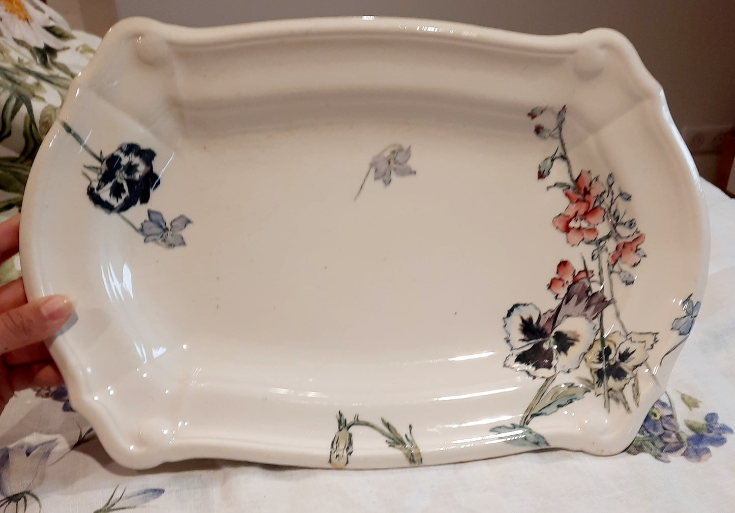 Plat polychrome H. Boulanger