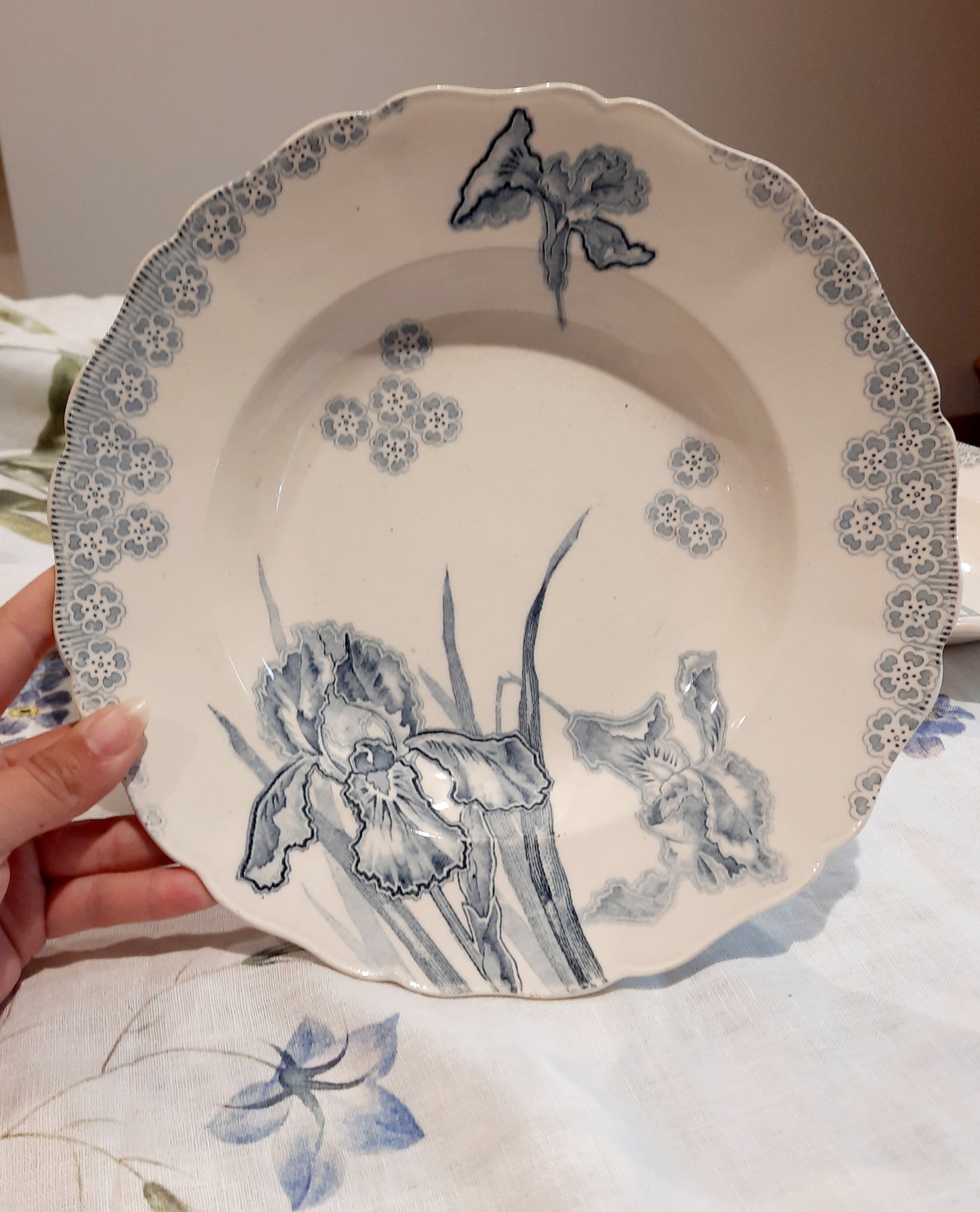 Lot de 6 assiettes à soupe – H. Boulanger