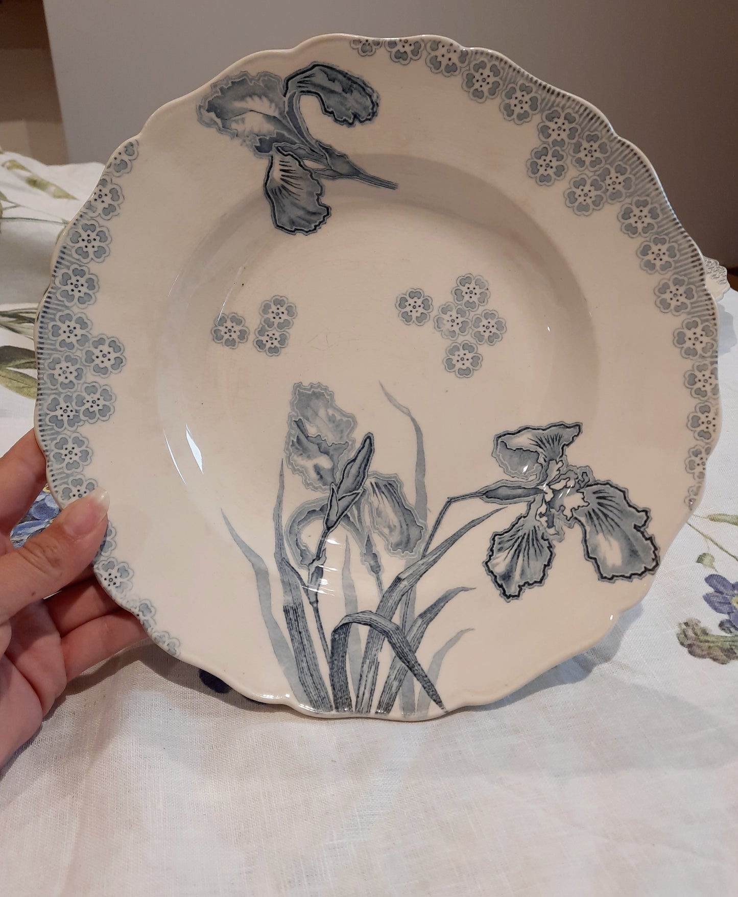 Lot de 6 assiettes à soupe – H. Boulanger
