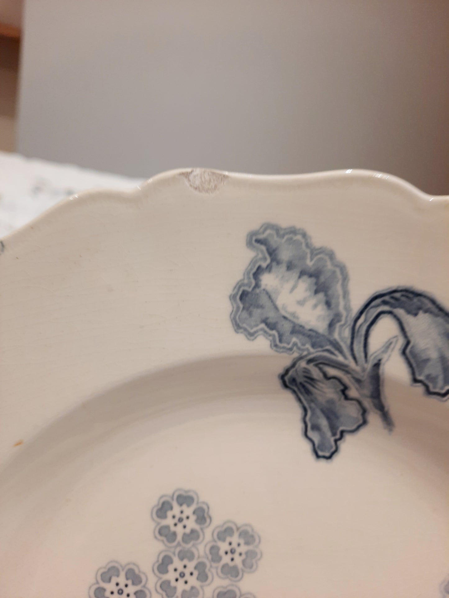 Lot de 6 assiettes à soupe – H. Boulanger
