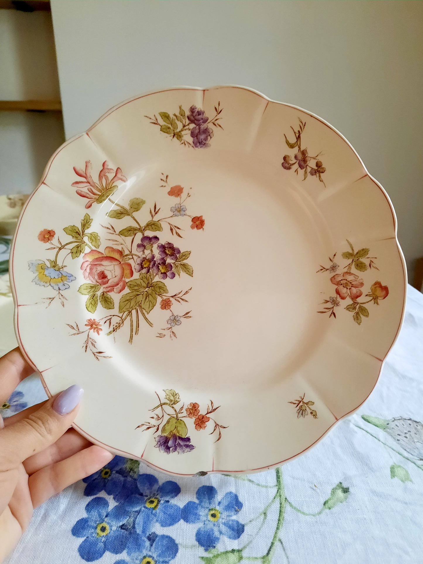 Lot de 4 assiettes plates Longchamp