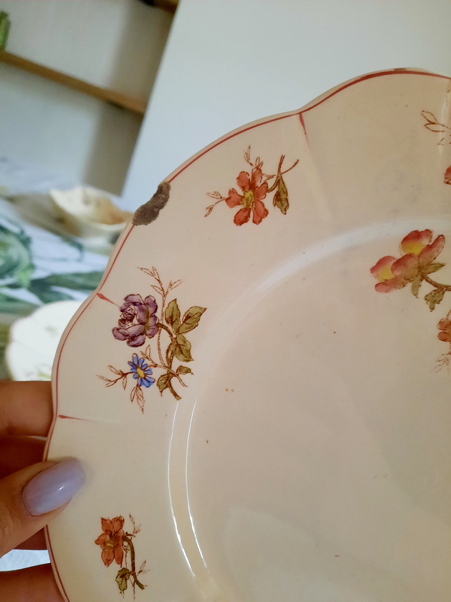 Lot de 4 assiettes plates Longchamp