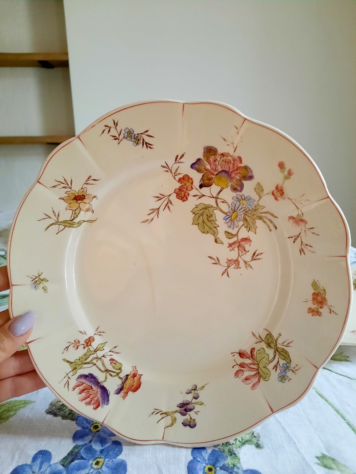 Lot de 4 assiettes plates Longchamp