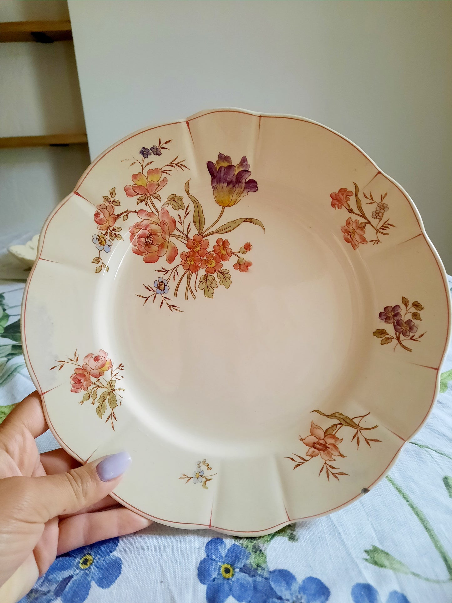 Lot de 4 assiettes plates Longchamp