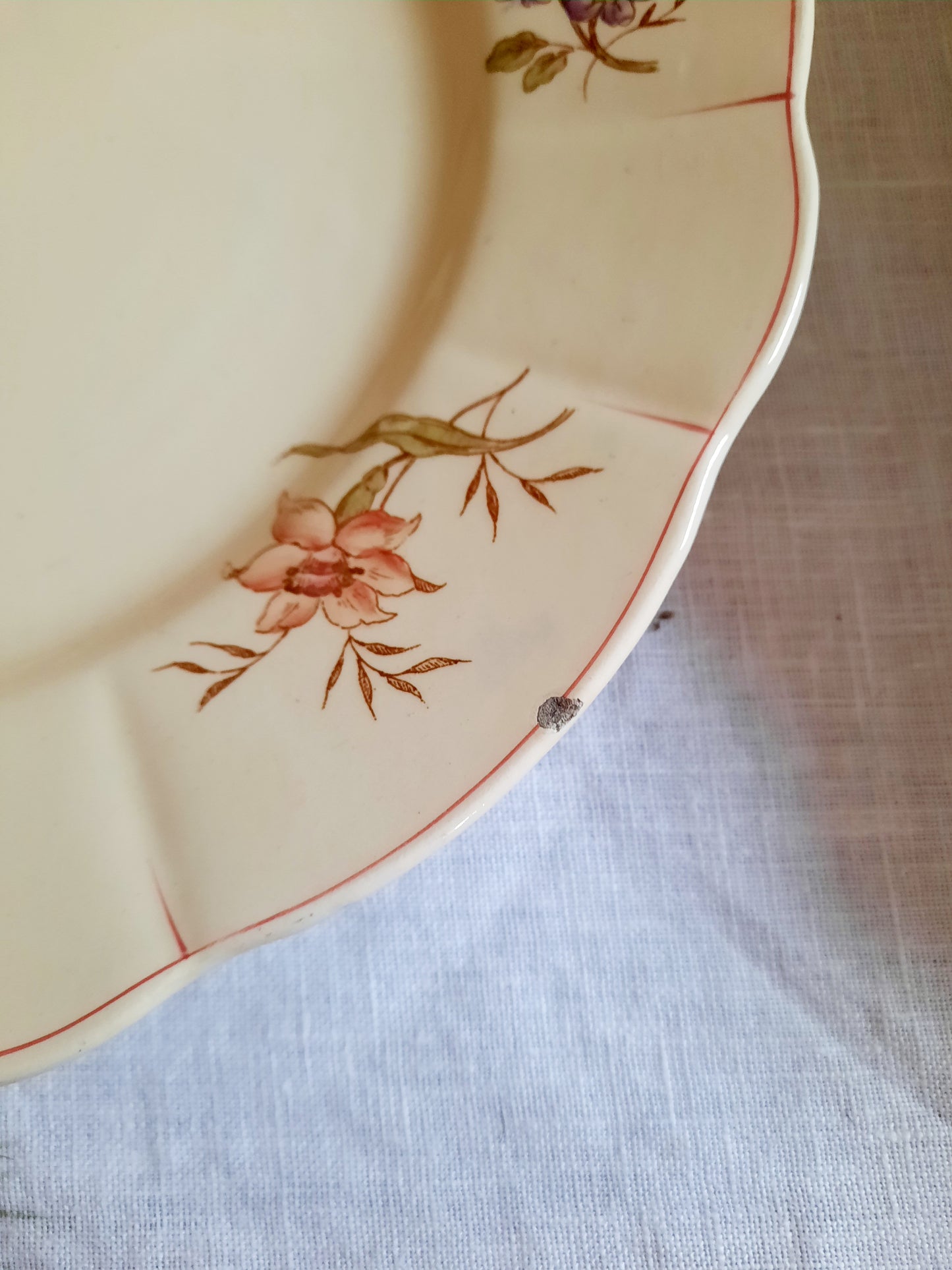 Lot de 4 assiettes plates Longchamp