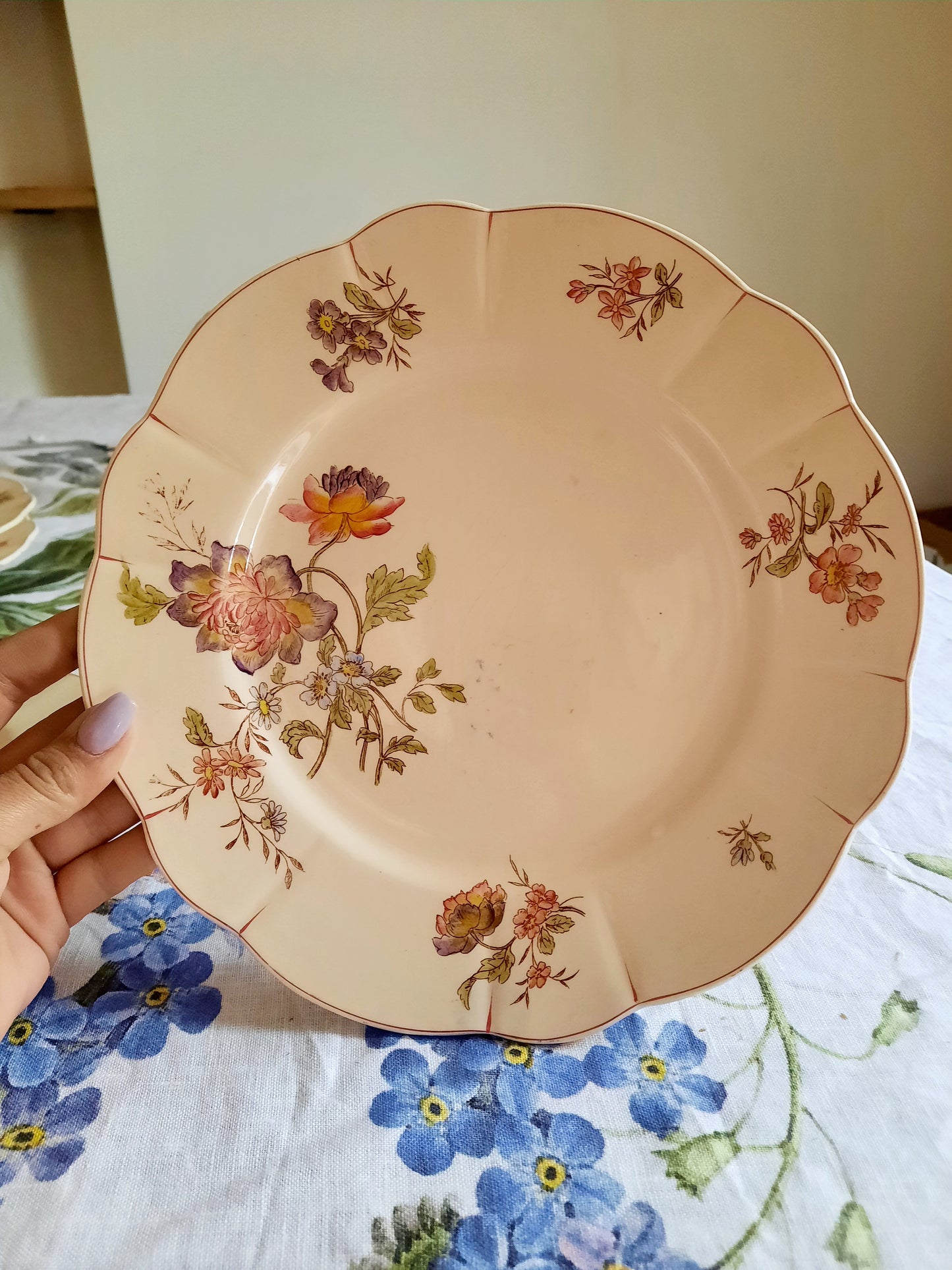 Lot de 2 assiettes plates Longchamp