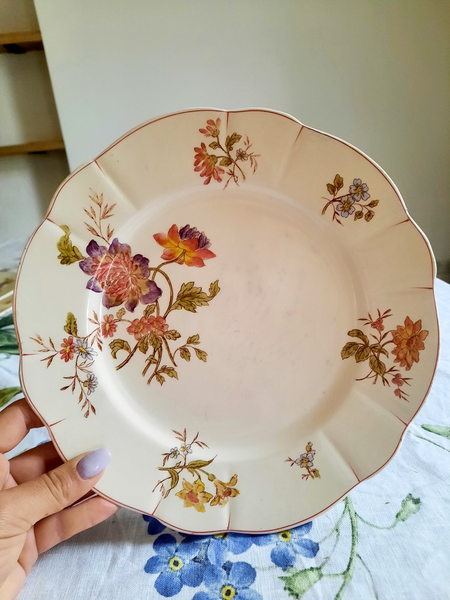 Lot de 2 assiettes plates Longchamp