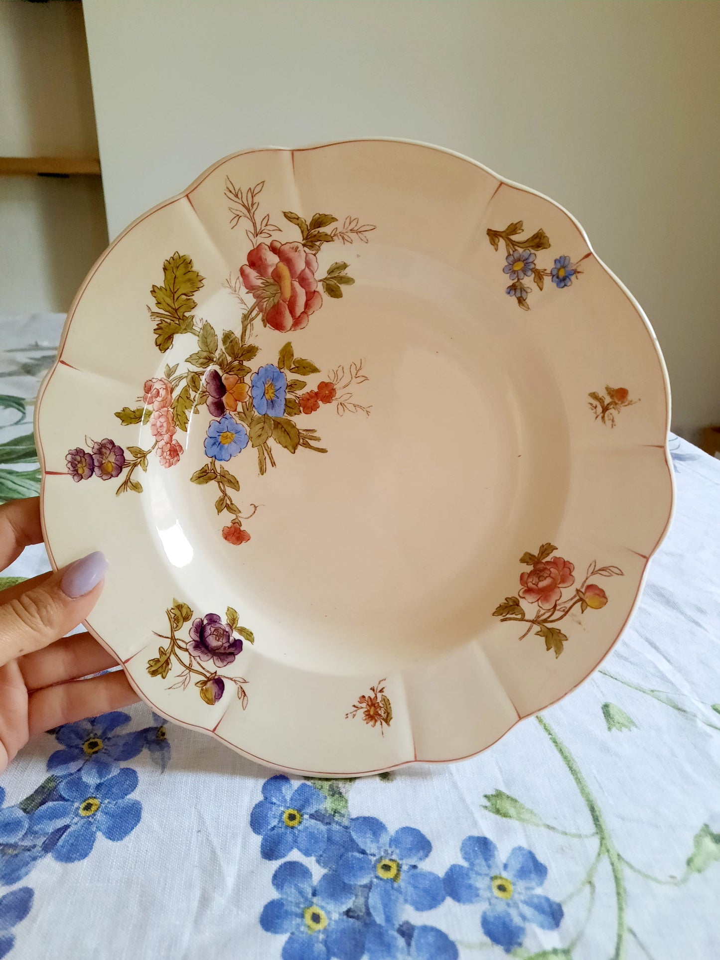 Lot de 4 assiettes creuses Longchamp