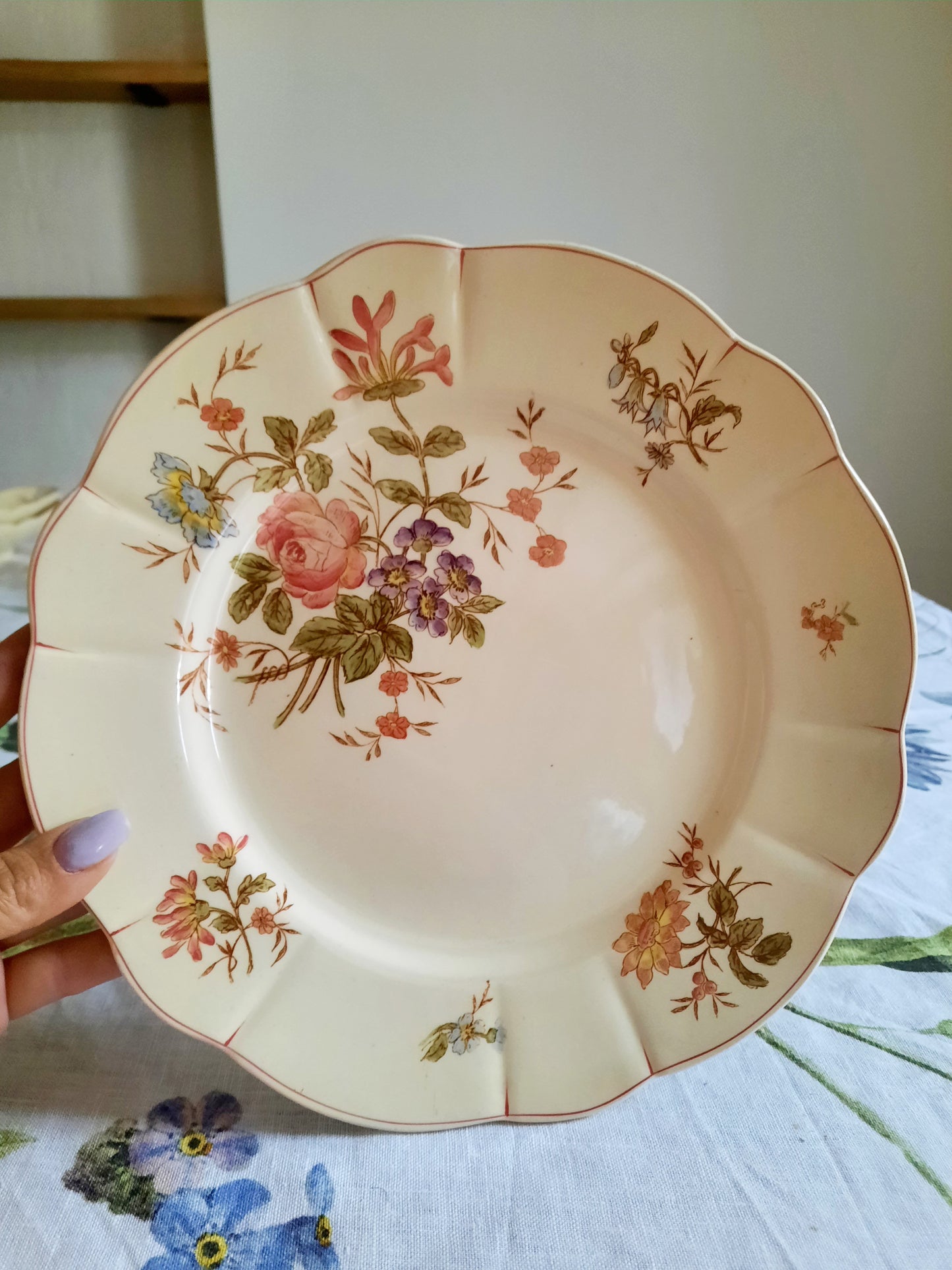 Lot de 6 assiettes plates Longchamp (1)