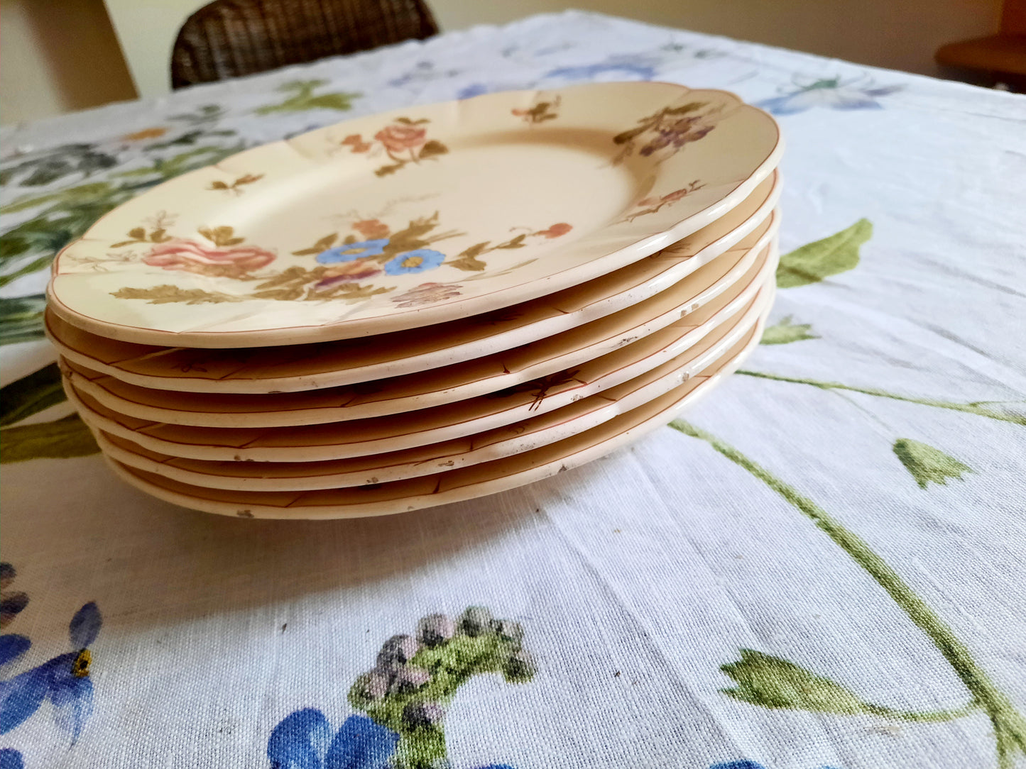 Lot de 6 assiettes à dessert Longchamp (1)