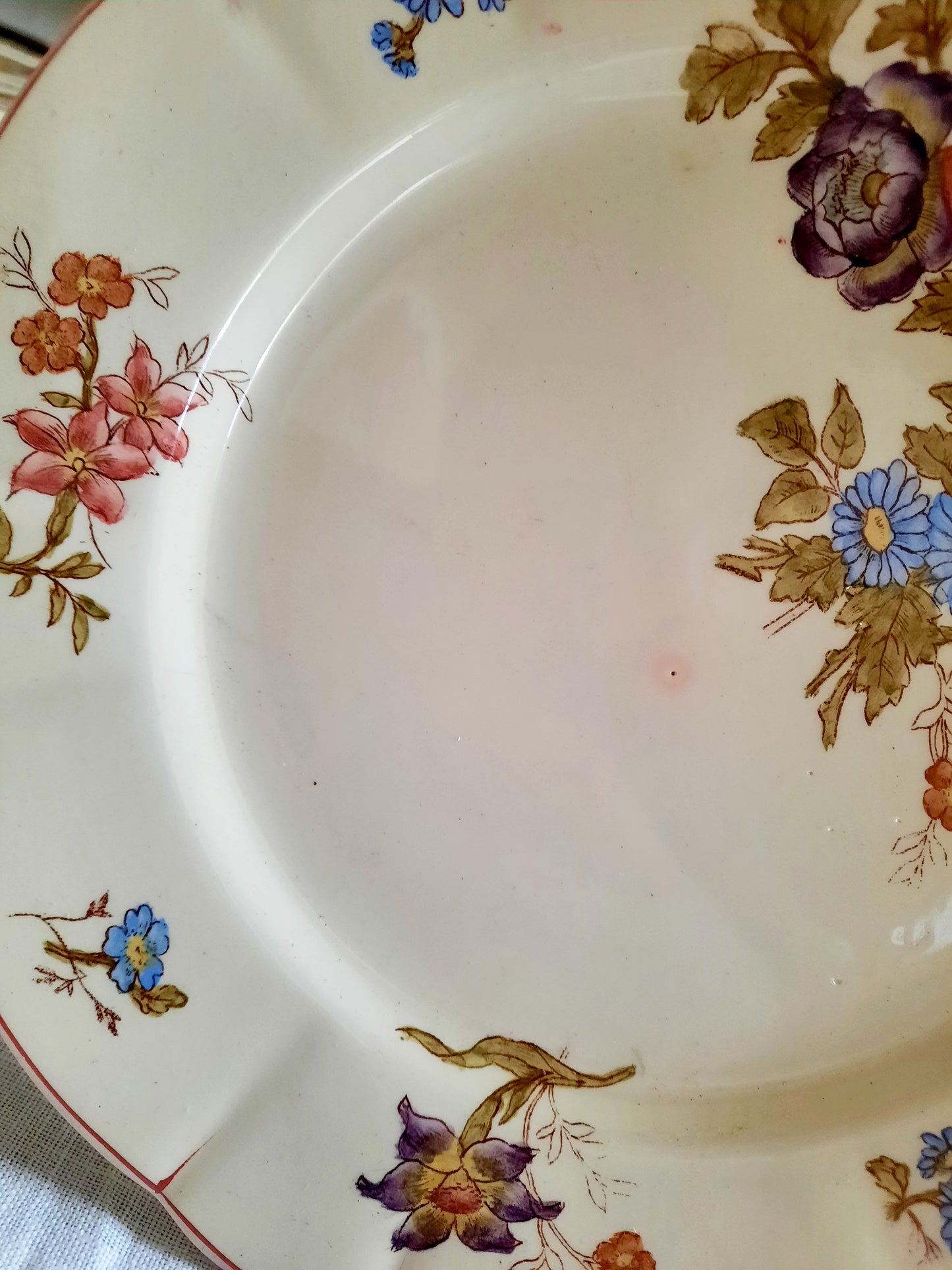 Lot de 4 assiettes à dessert Longchamp