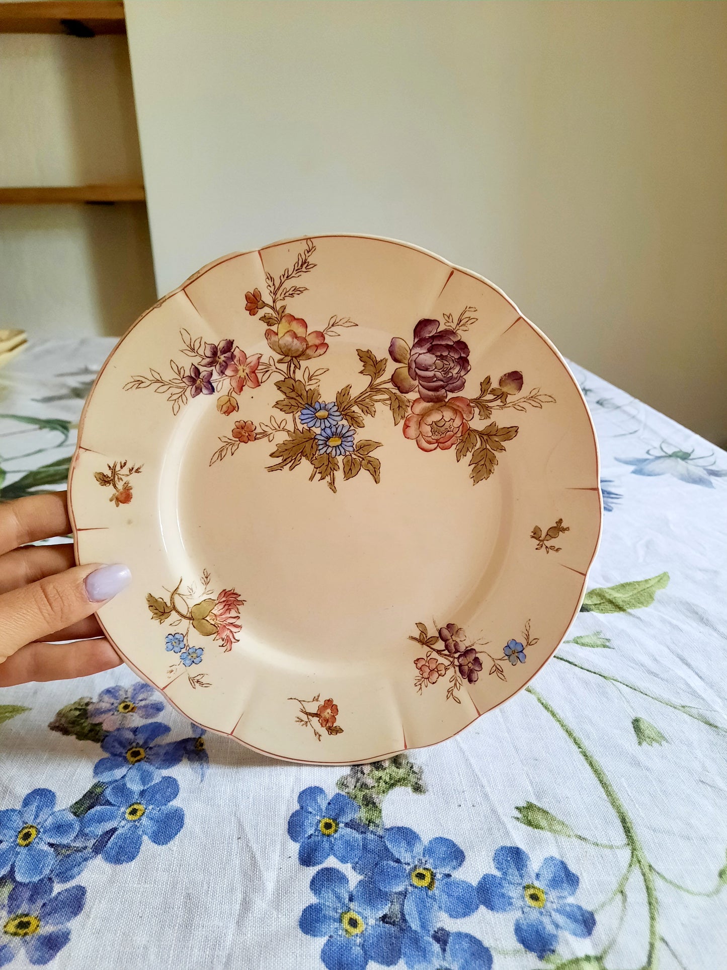 Lot de 4 assiettes à dessert Longchamp