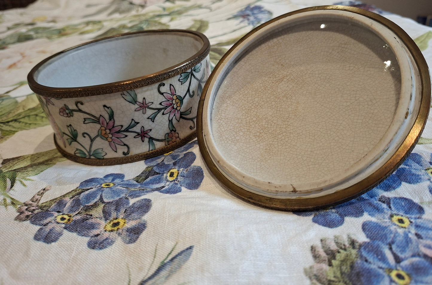 Boîte de Rangement en Porcelaine