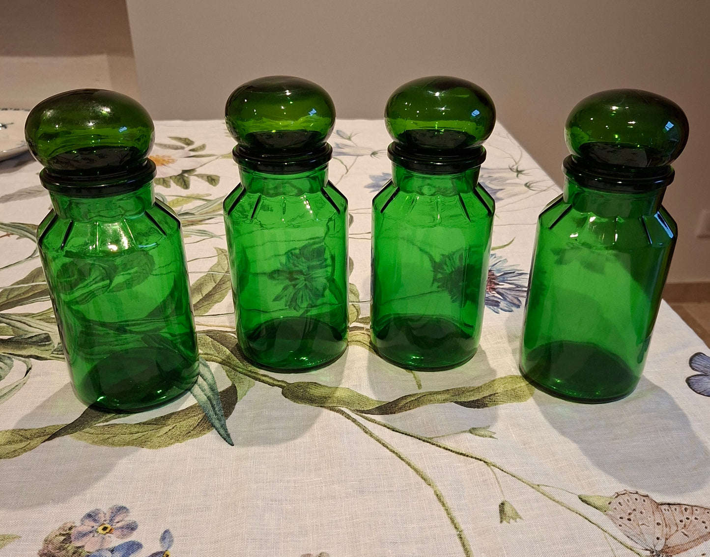 Pot apothicaire en verre