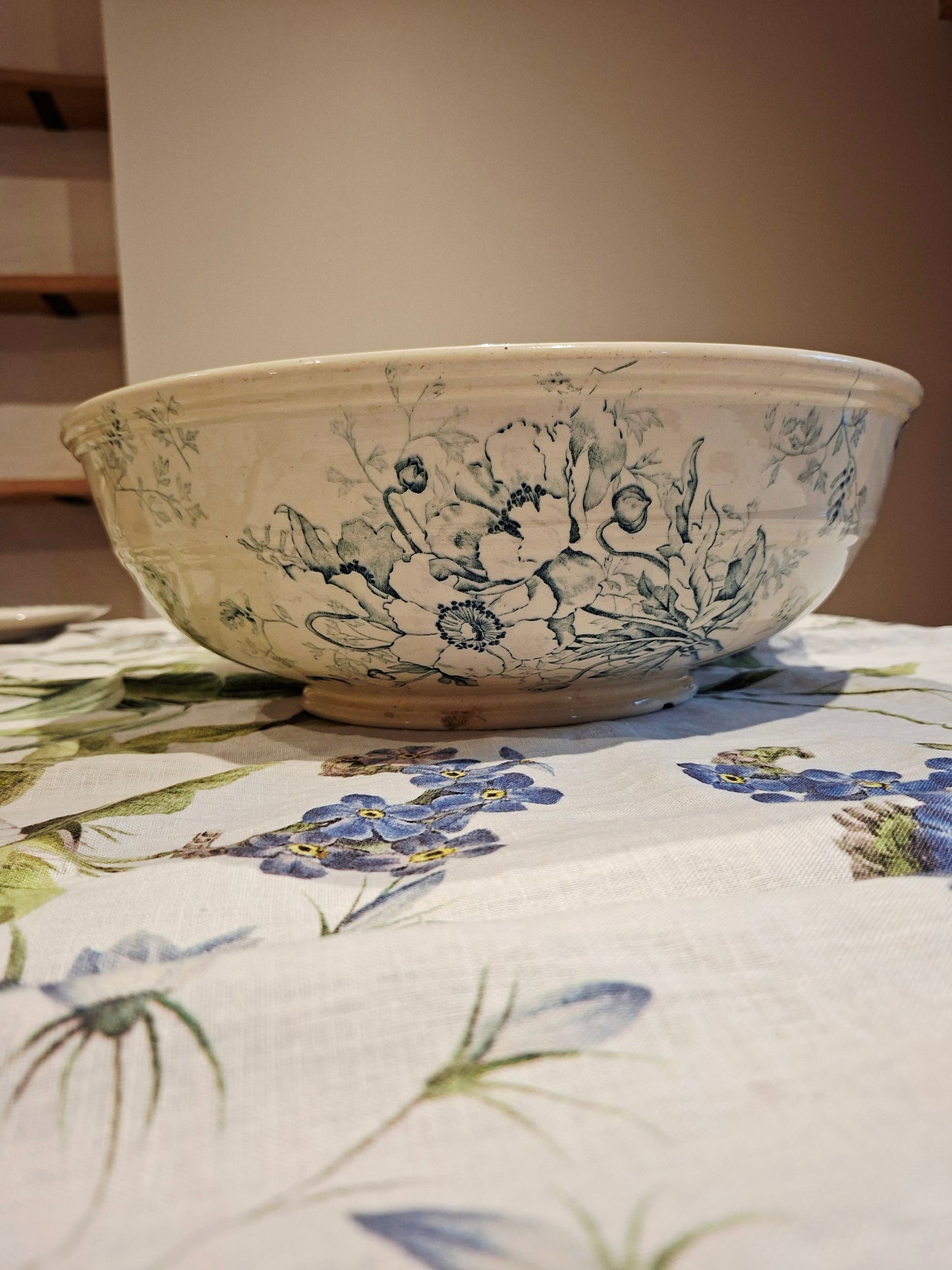 Grand saladier ancien Luneville K&G