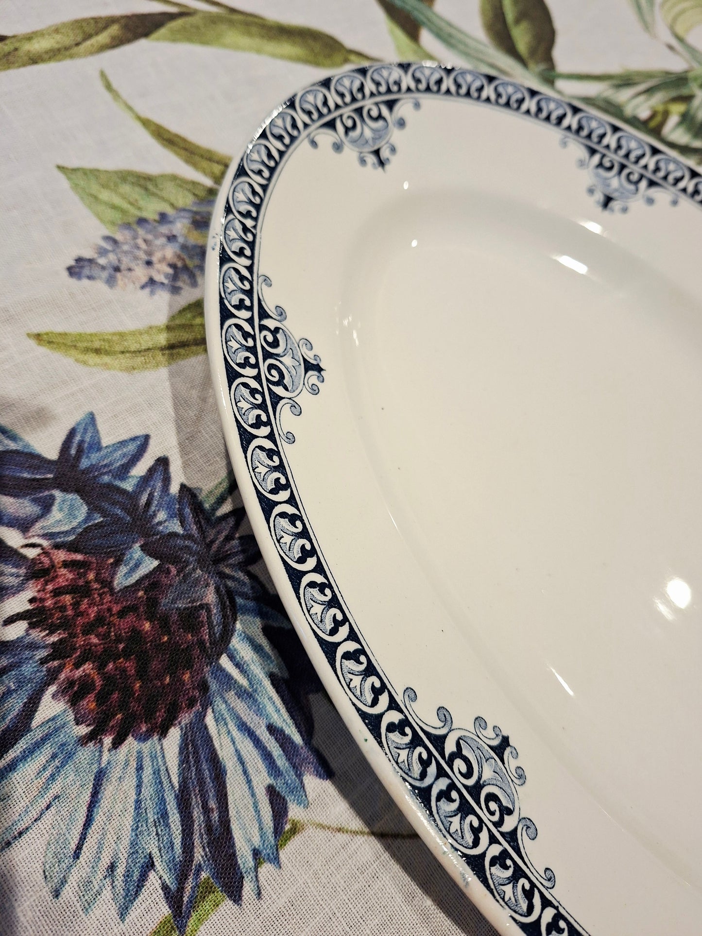 Plat ovale St Amand & Hamage "Andrinople" (1)