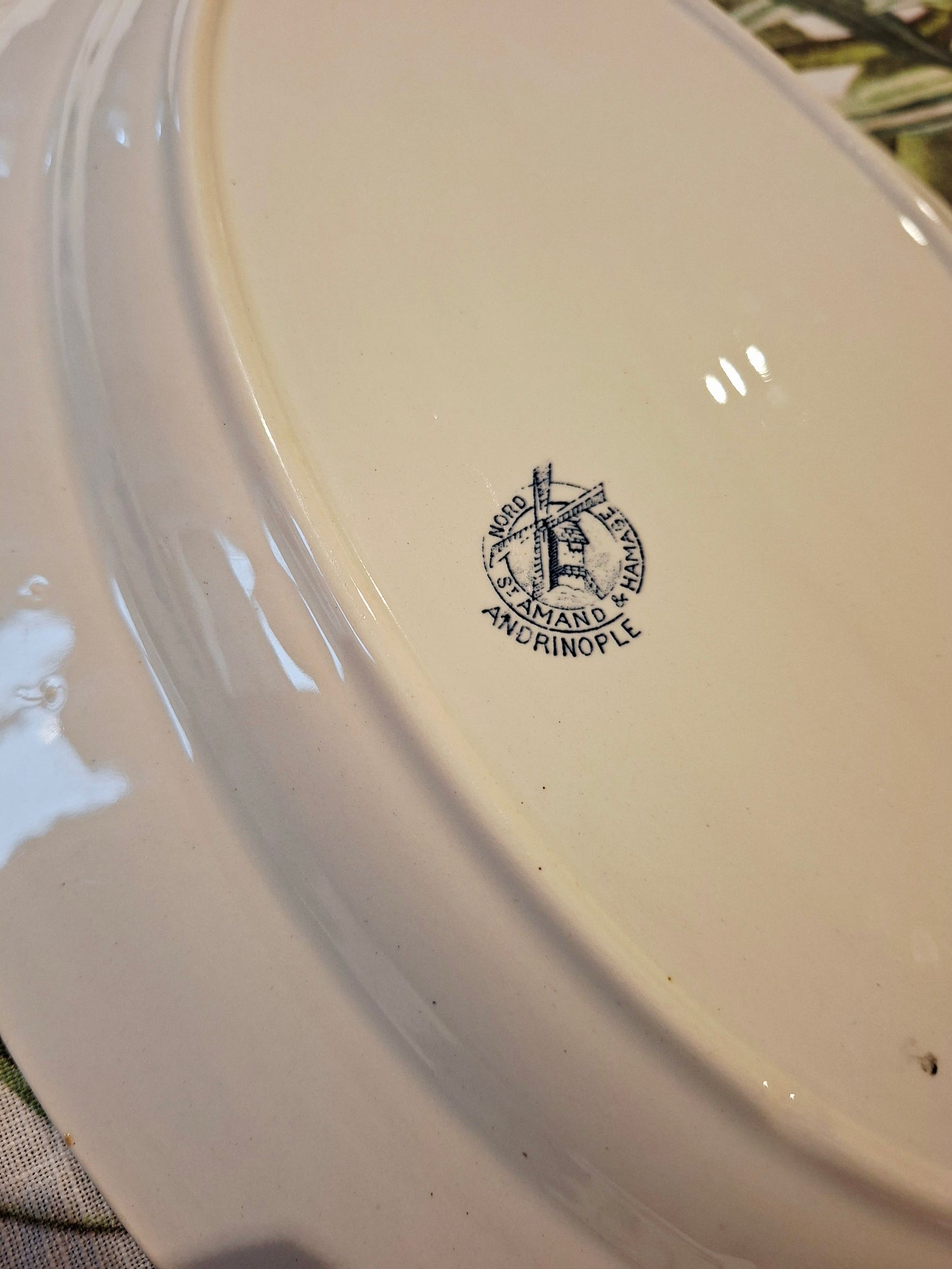 Plat ovale St Amand & Hamage "Andrinople" (2)