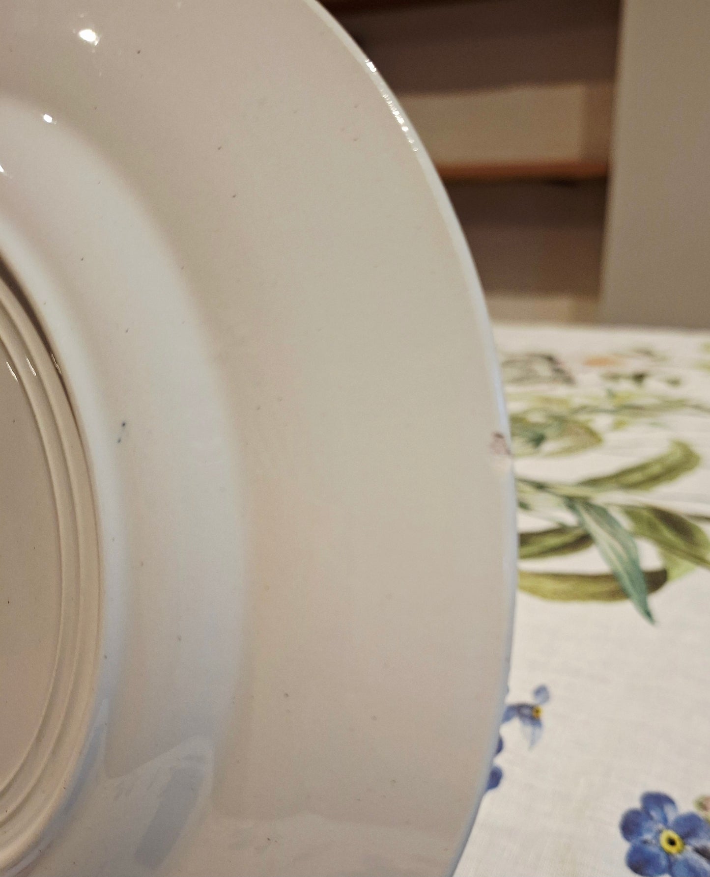 Lot de 5 assiettes plates St Amand & Hamage
