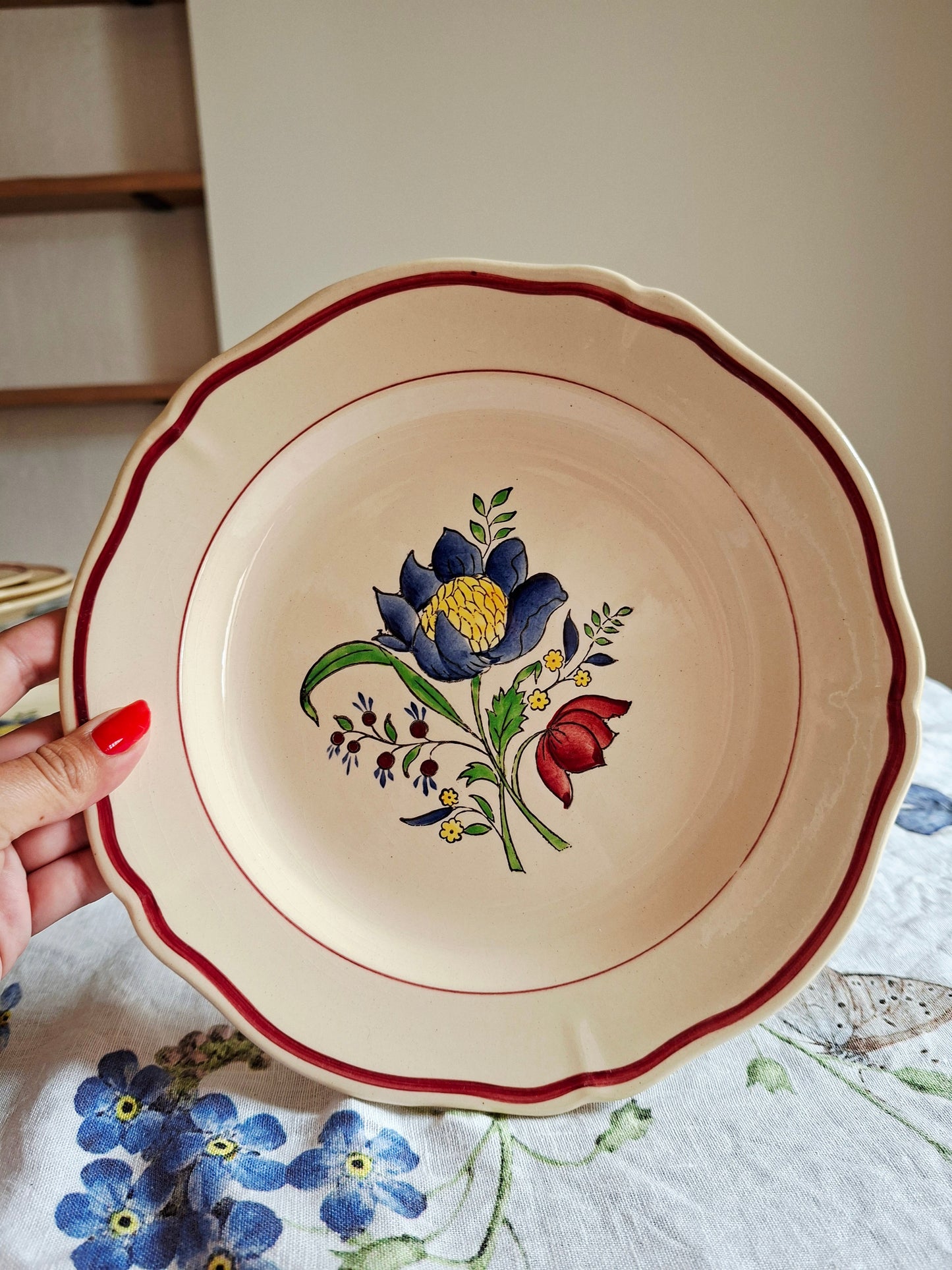 Lot de 4 assiettes plates (1) Gien