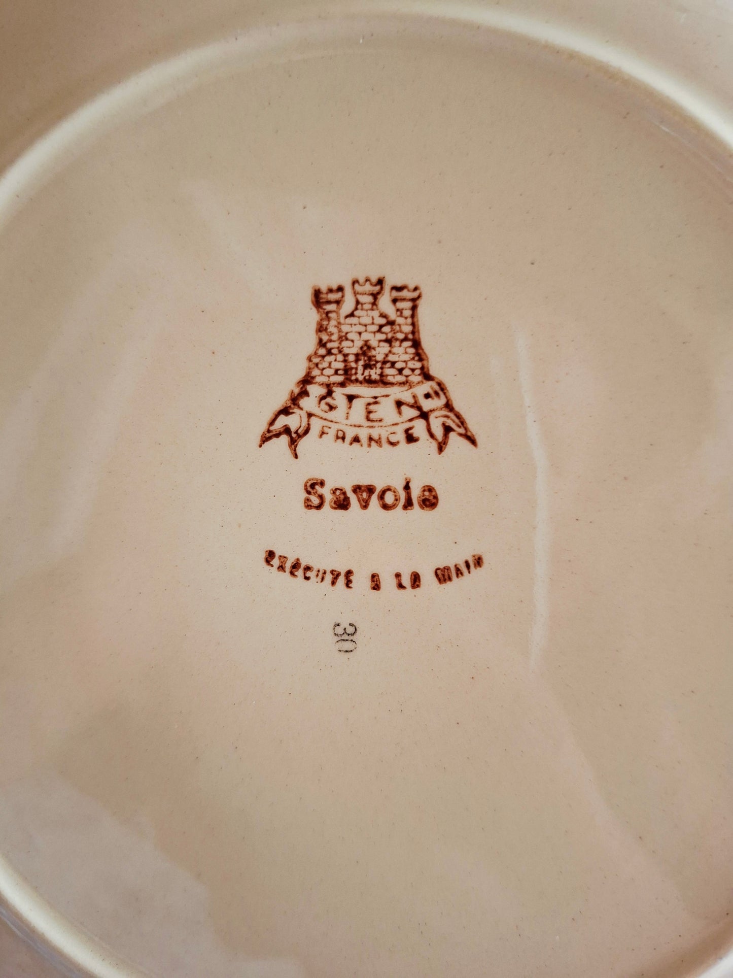 Lot de 4 assiettes plates (1) Gien