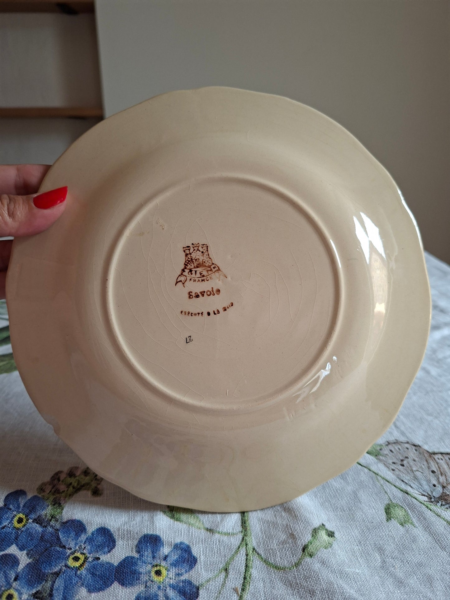 Lot de 6 assiettes à dessert Gien (2)