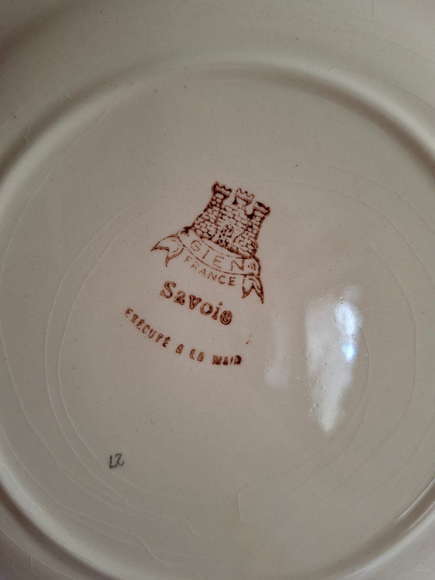 Lot de 6 assiettes à dessert Gien (2)