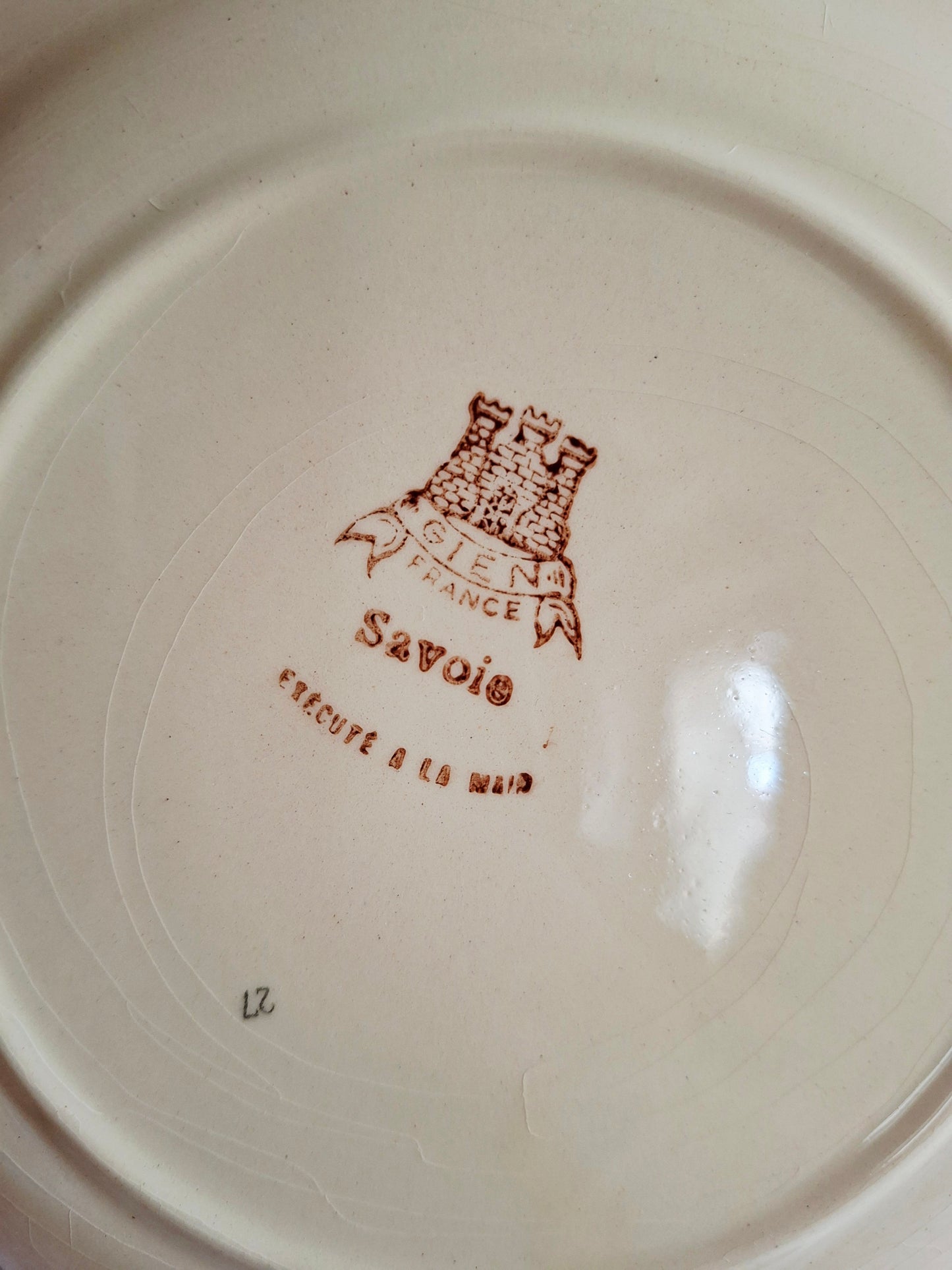 Lot de 4 assiettes plates (2) Gien