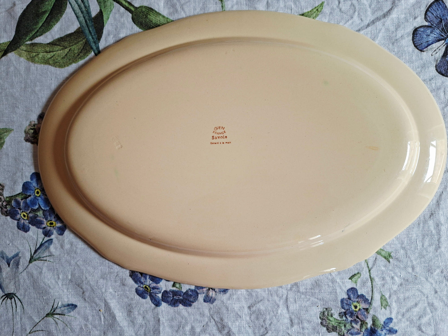 Grand plat ovale Gien (1)