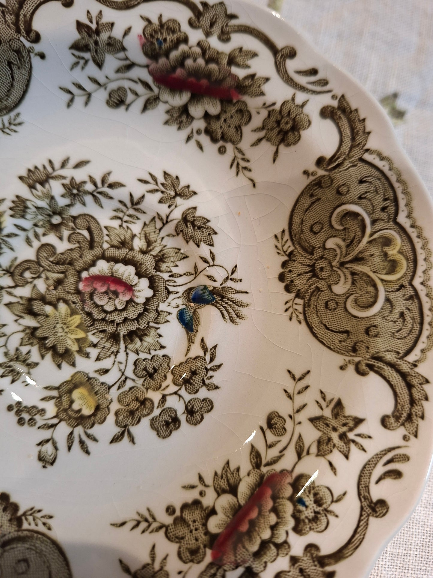 Tasses avec soucoupes – Ridgway of Staffordshire, modèle Windsor