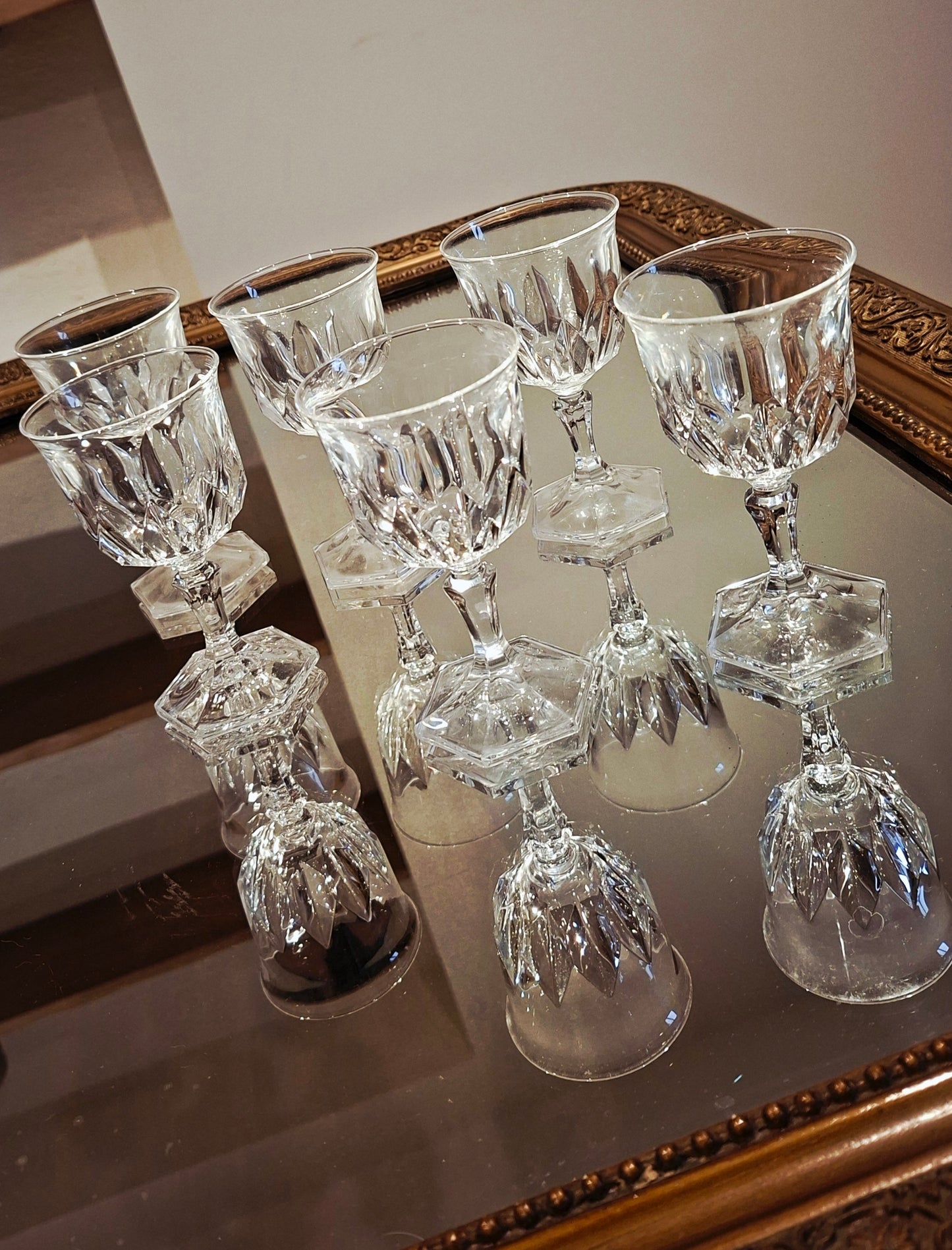 Lot de 6 petits verres Cristal d’Arques – Modèle Chaumont