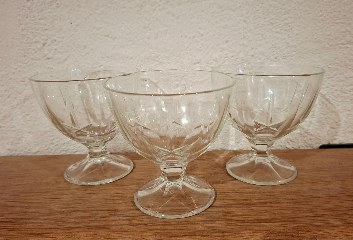 Lot de 6 coupes à dessert – Arcoroc, gamme Maldives (années 1970/80)