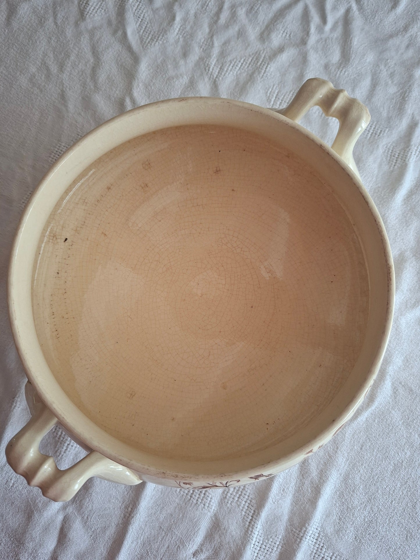 Soupière sans couvercle (saladier) de la Manufacture de Gien – Modèle Mai