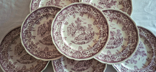 L’histoire du service Lunéville que je vous propose : décor dit “grand feu” (1889–1900)