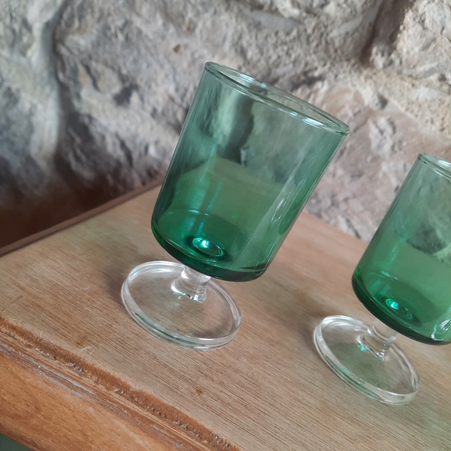 Verres à pieds