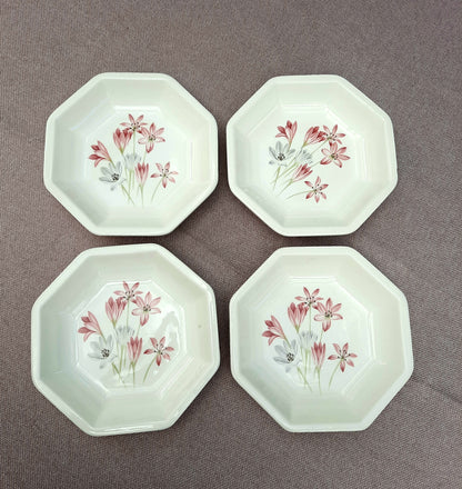Assiettes creuse fleurs