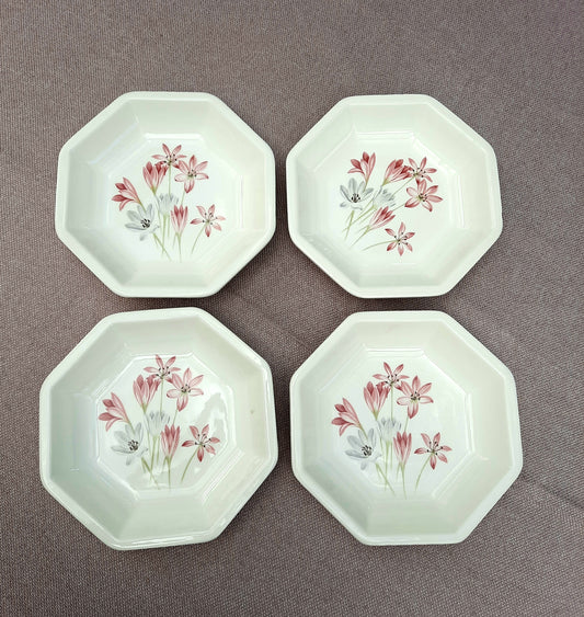 Assiettes creuse fleurs