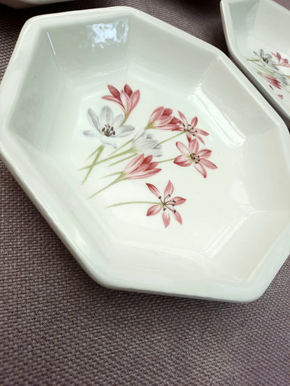 Assiettes creuse fleurs