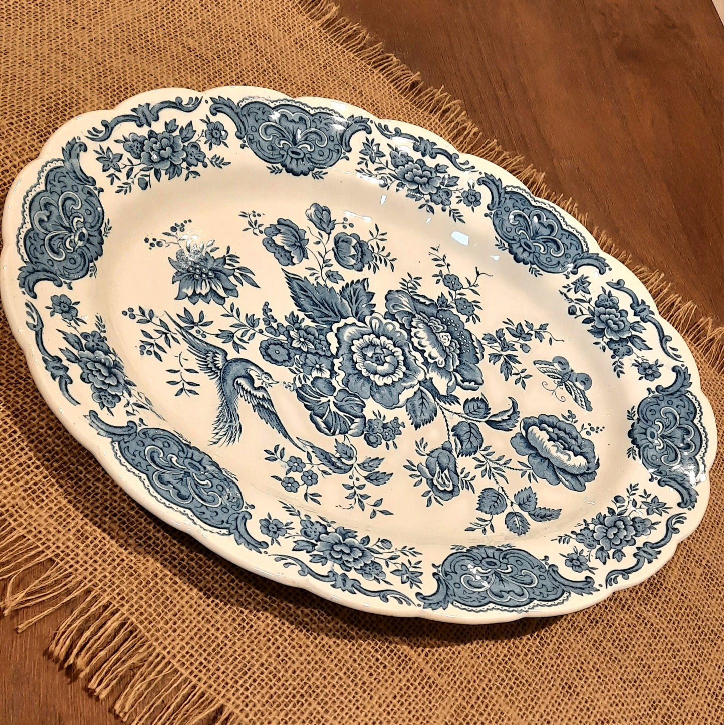 Grand plat ovale