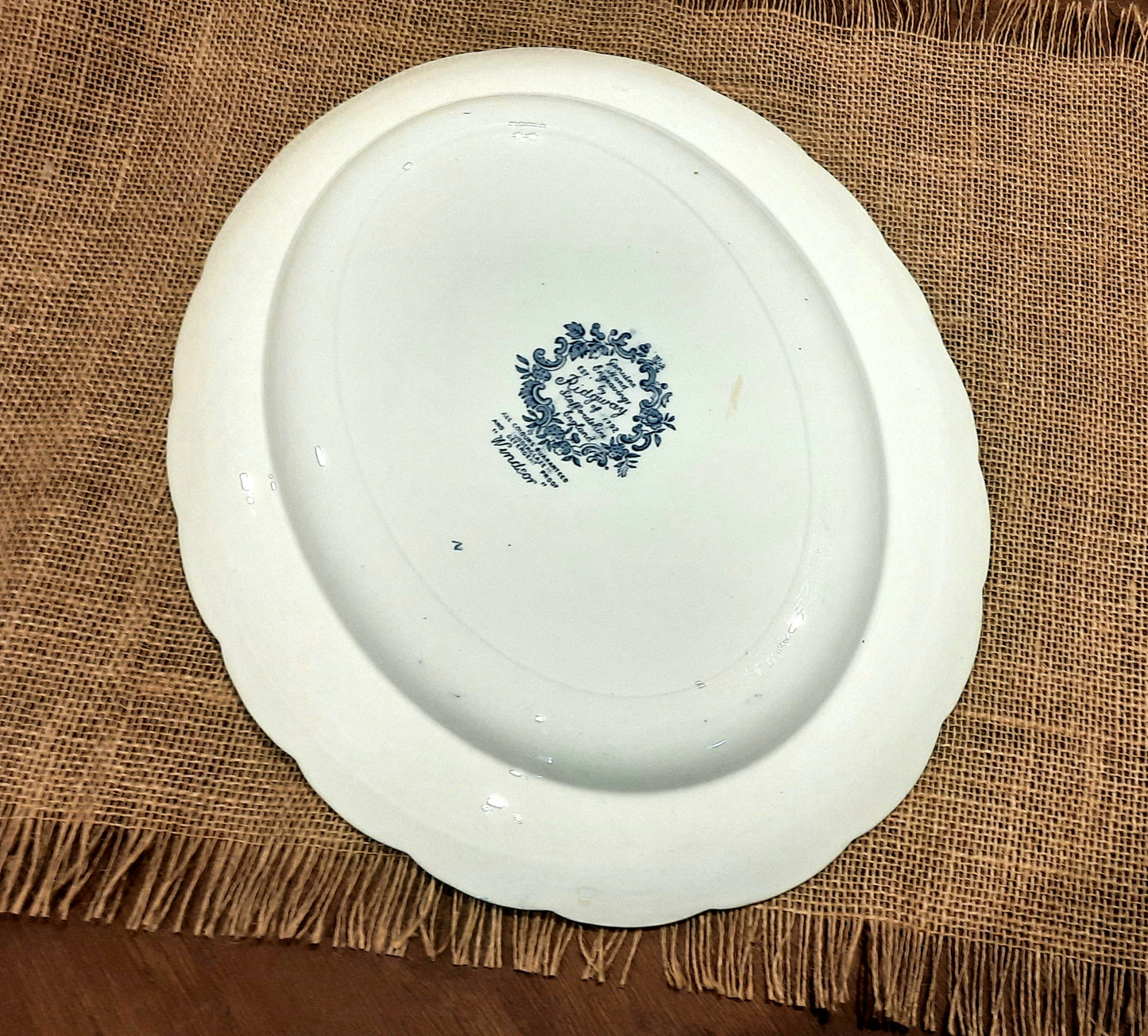Grand plat ovale