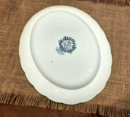 Grand plat ovale