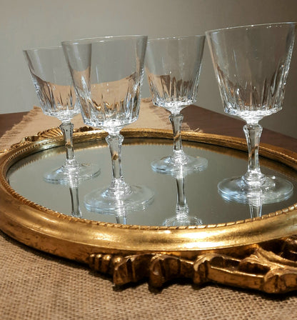 4 copas de vino de cristal Arques, modelo Versaille