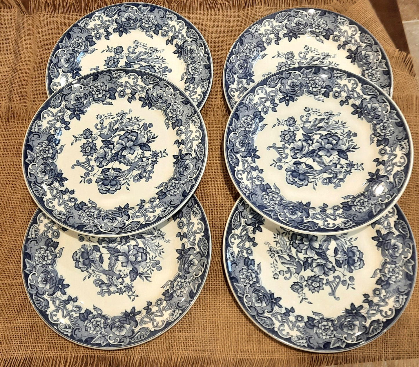 Conjunto de 6 pratos rasos