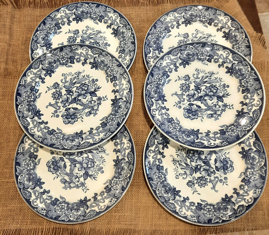 Conjunto de 6 pratos rasos