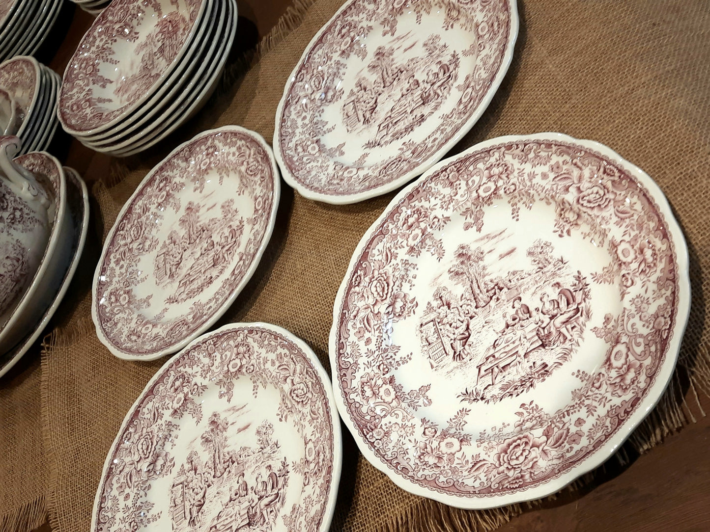 Conjunto de 4 pratos planos