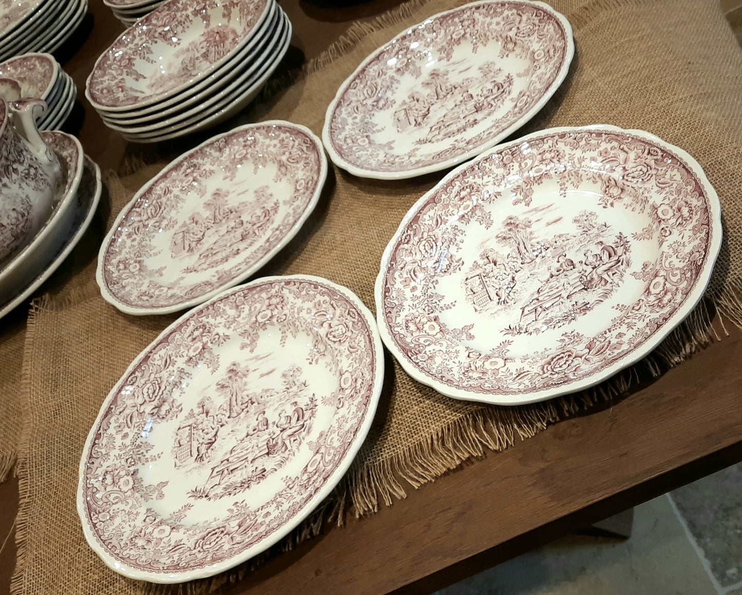 Conjunto de 4 pratos planos