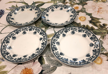 Juego de 4 platos llanos Saint-Amand – Modelo Jane – Terre de Fer
